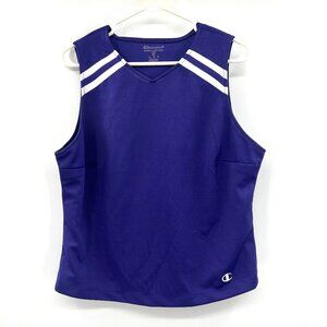 Champion Deep Purple Cheer Shell Tank Top Women's 2XL